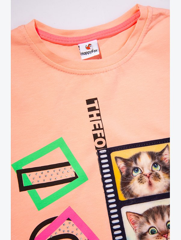 Футболка для девочки Happyfox