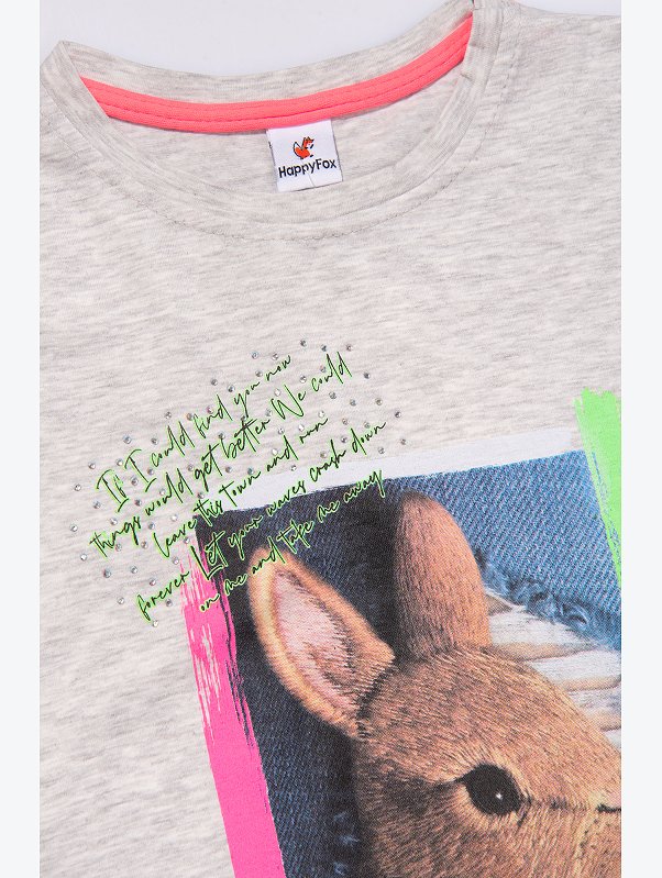 Футболка для девочки Happyfox