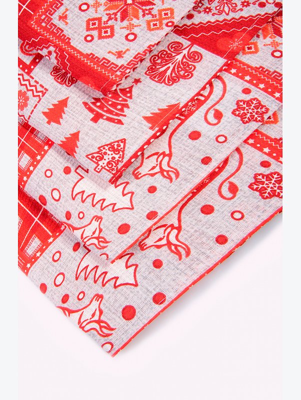 Комплект вафельных полотенец 4 шт Happy Fox Home