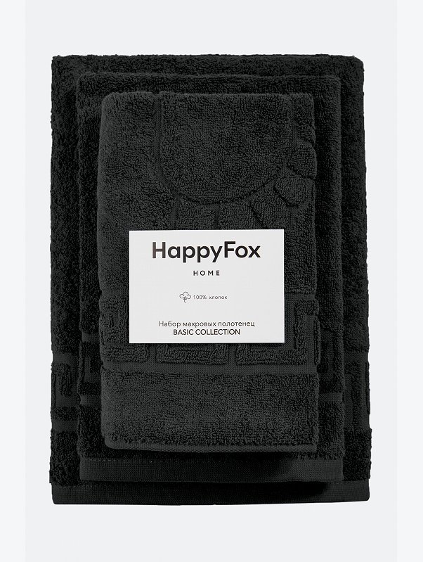 Набор махровых полотенец 3 шт Happy Fox Home