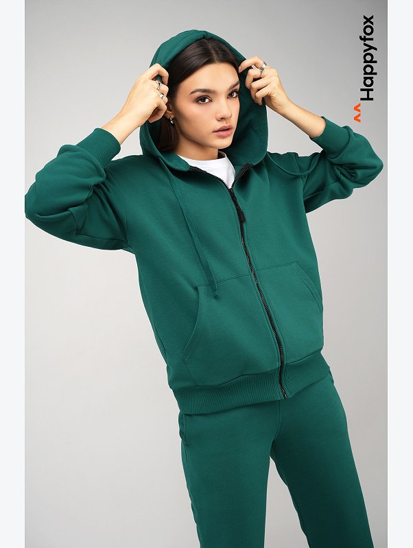 Женский спортивный костюм из футера трехнитки Happyfox