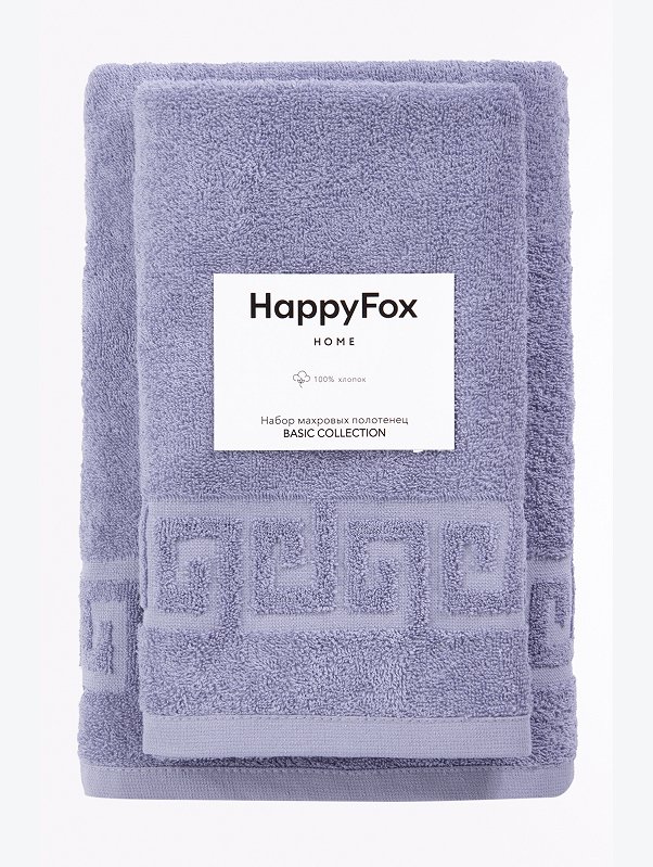 Набор махровых полотенец 2 шт Happy Fox Home
