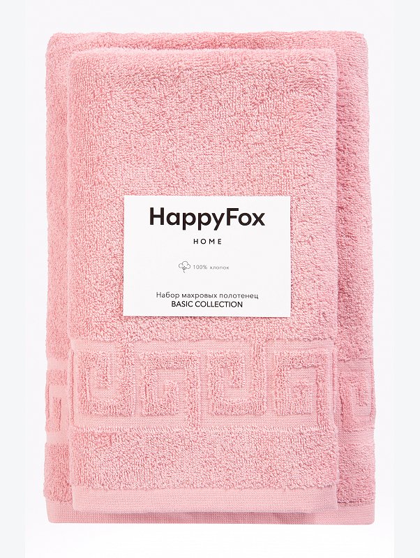 Набор махровых полотенец 2 шт Happy Fox Home