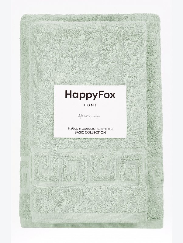 Набор махровых полотенец 2 шт Happy Fox Home