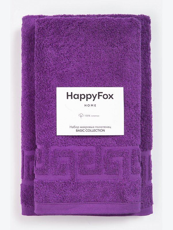 Набор махровых полотенец 2 шт Happy Fox Home