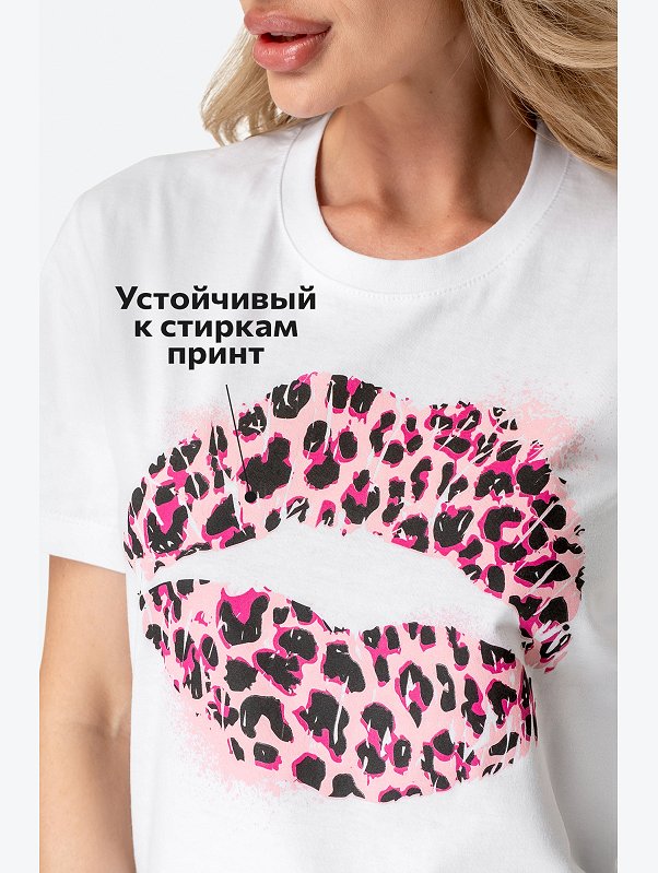 Женская хлопковая футболка Happyfox