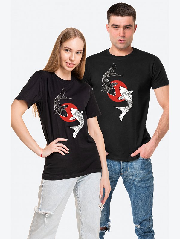 Хлопковая футболка Happyfox