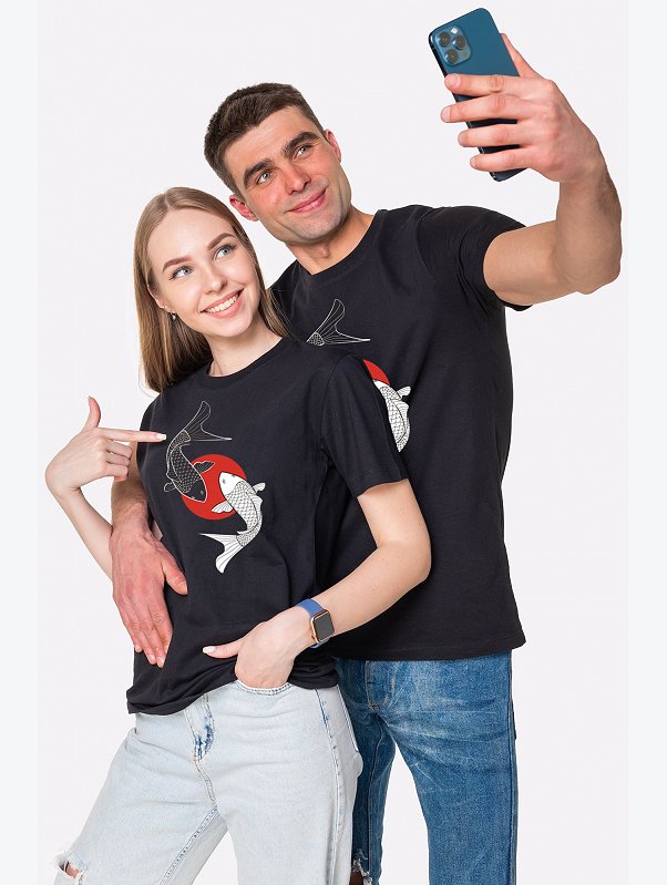 Хлопковая футболка Happyfox