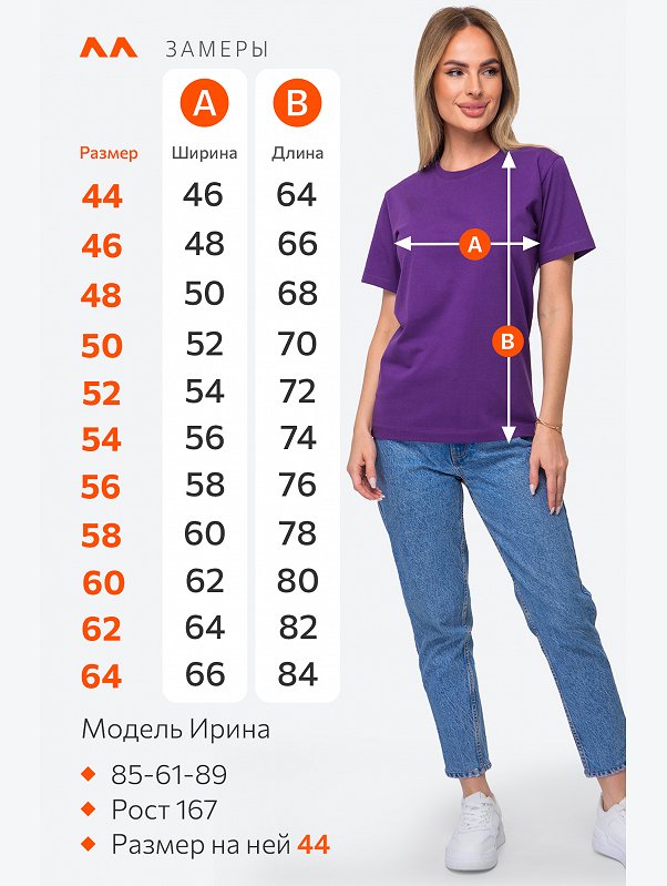 Базовая хлопковая футболка унисекс Happyfox