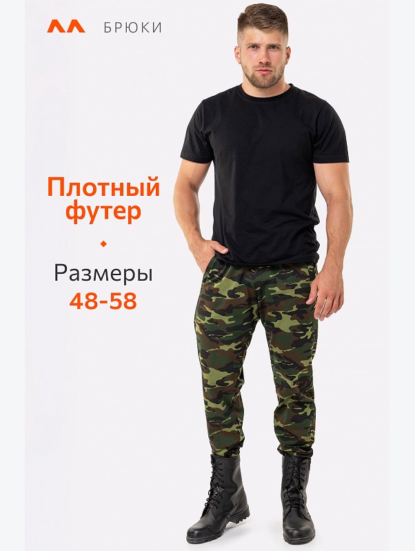 Мужские брюки из футера двухнитки Happyfox