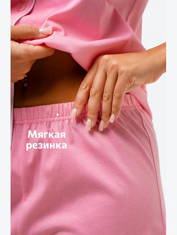 Женская хлопковая пижама с шортами Happyfox