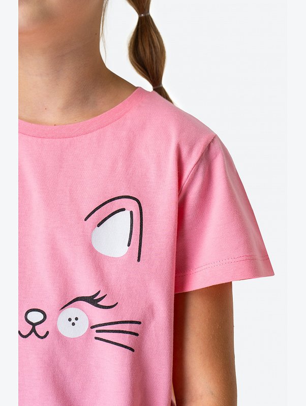 Хлопковая пижама для девочки Happyfox