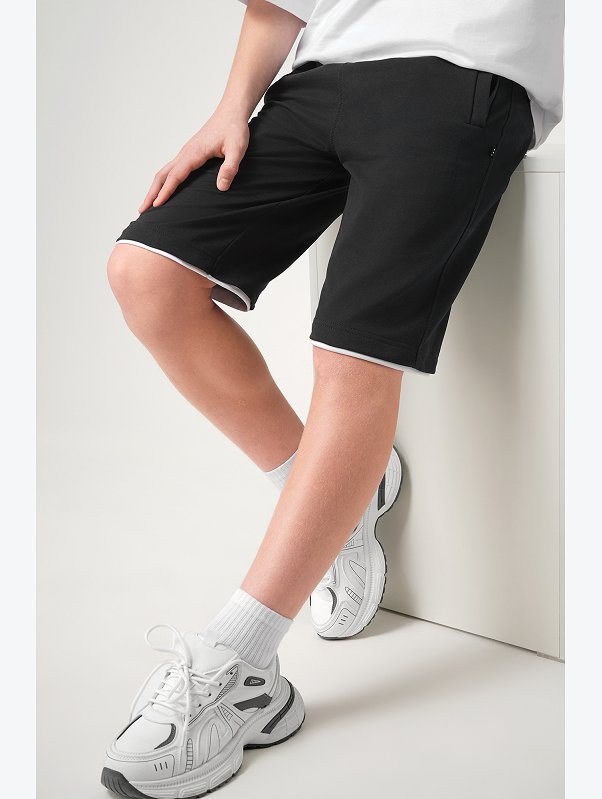 Шорты для мальчика из футера двухнитки Happyfox