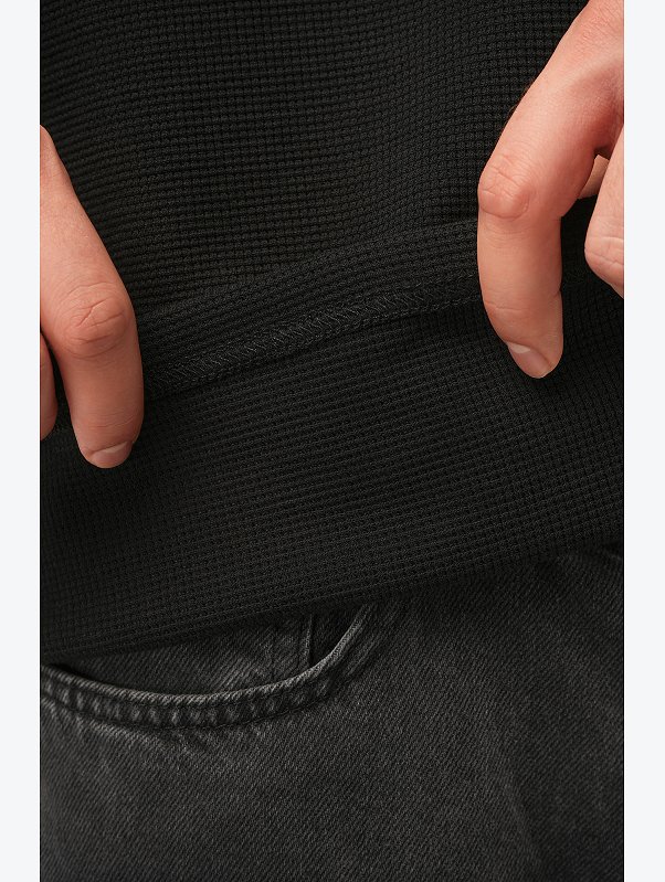 Мужской лонгслив на пуговицах Happyfox