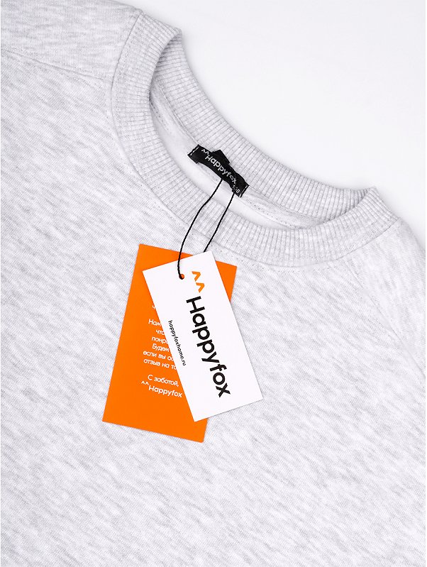 Костюм из футера с начесом для девочки Happyfox