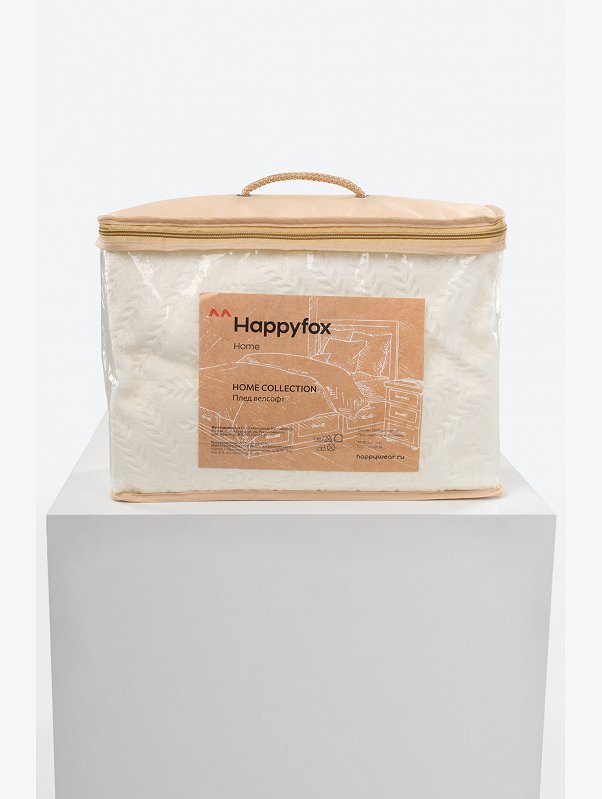 Плед из велсофта Happy Fox Home
