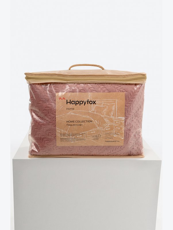 Плед из велсофта Happy Fox Home