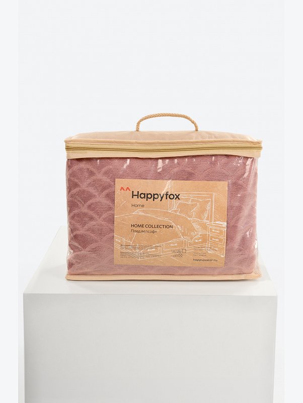 Плед из велсофта Happy Fox Home