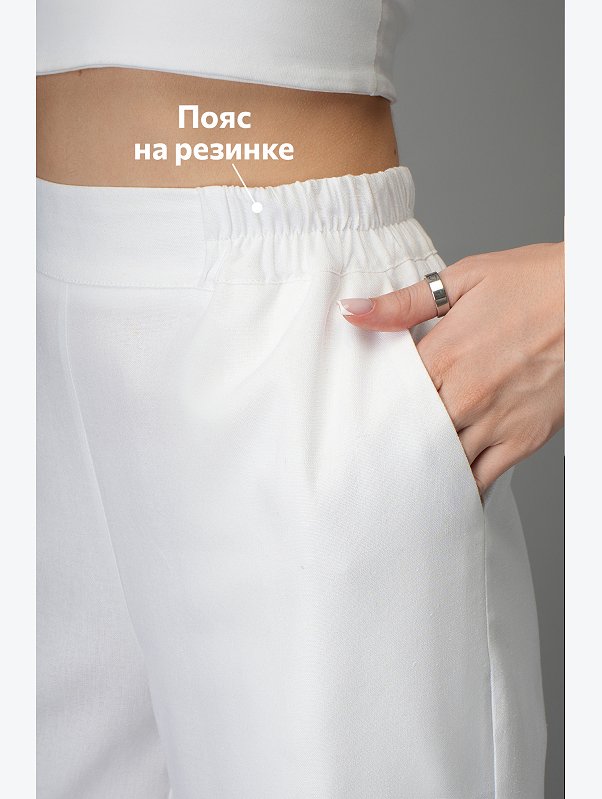 Женские льняные брюки Happyfox