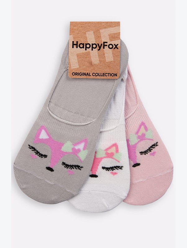 Женские подследники 3 пары Happyfox