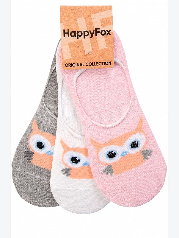 Женские подследники 3 пары Happyfox
