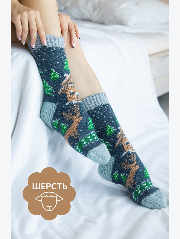 Женские шерстяные носки Happyfox