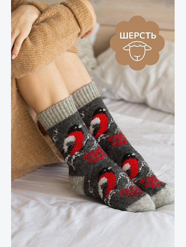 Женские шерстяные носки Happyfox