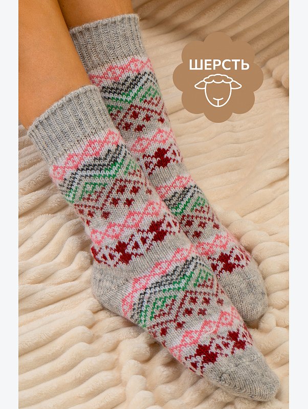 Женские шерстяные носки Happyfox