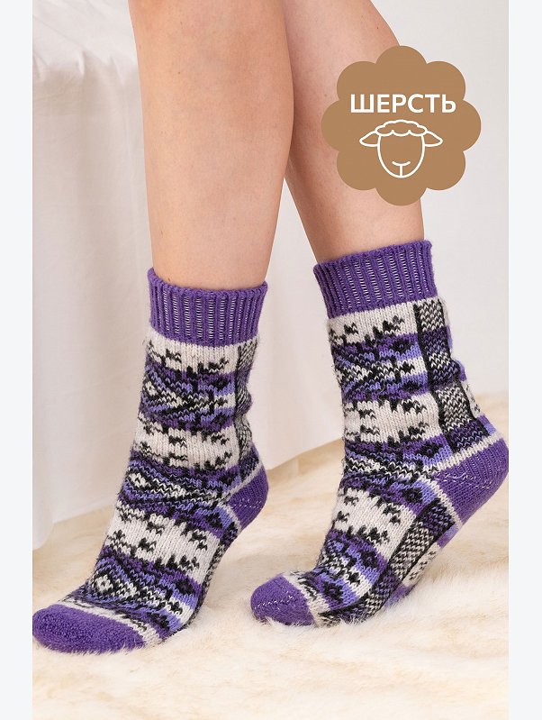 Женские шерстяные носки Happyfox