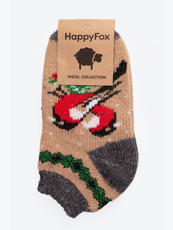 Женские шерстяные следки Happyfox