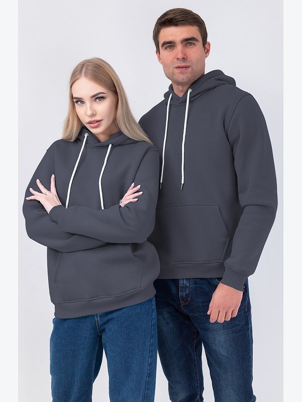 Утепленное худи из футера трехнитки с начесом Happyfox