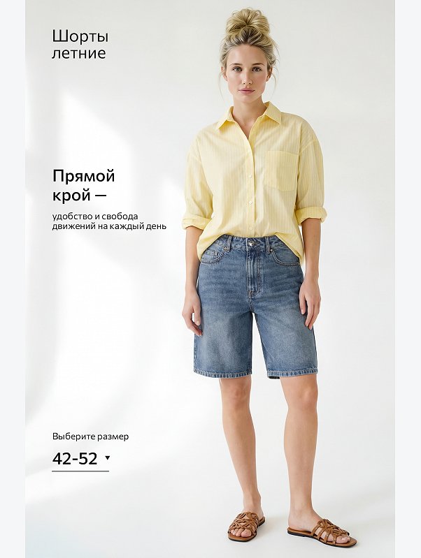 Женские джинсовые шорты Happyfox