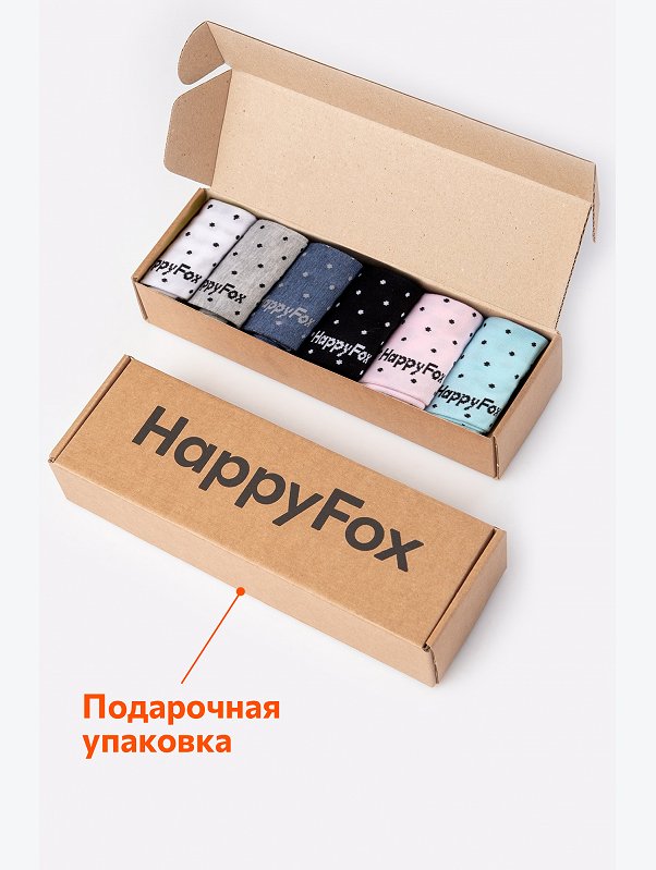 Набор носков 6 пар Happyfox