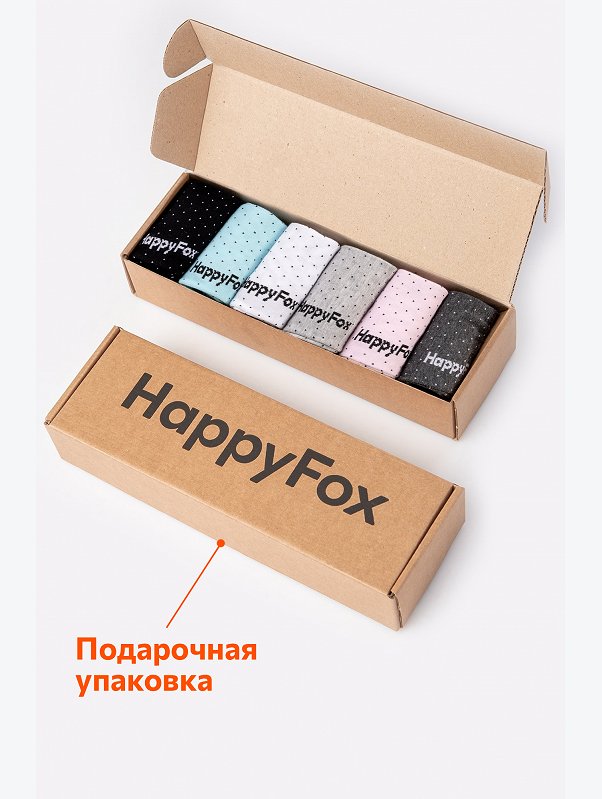 Набор носков 6 пар Happyfox