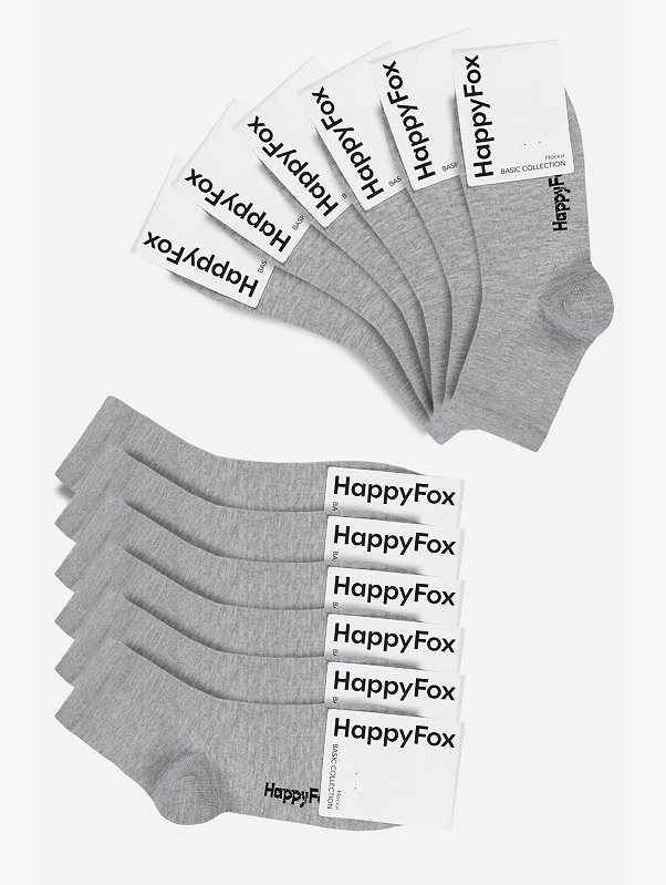 12 пар носков средней высоты Happyfox
