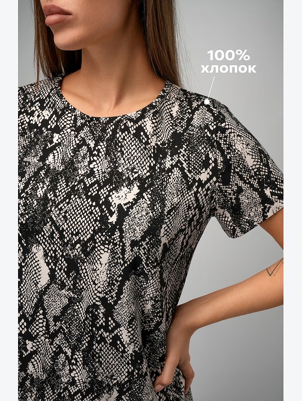 Женская туника из хлопка Happyfox