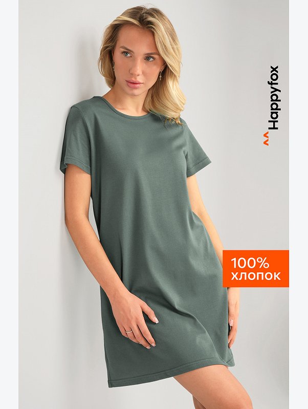Женская туника из хлопка Happyfox