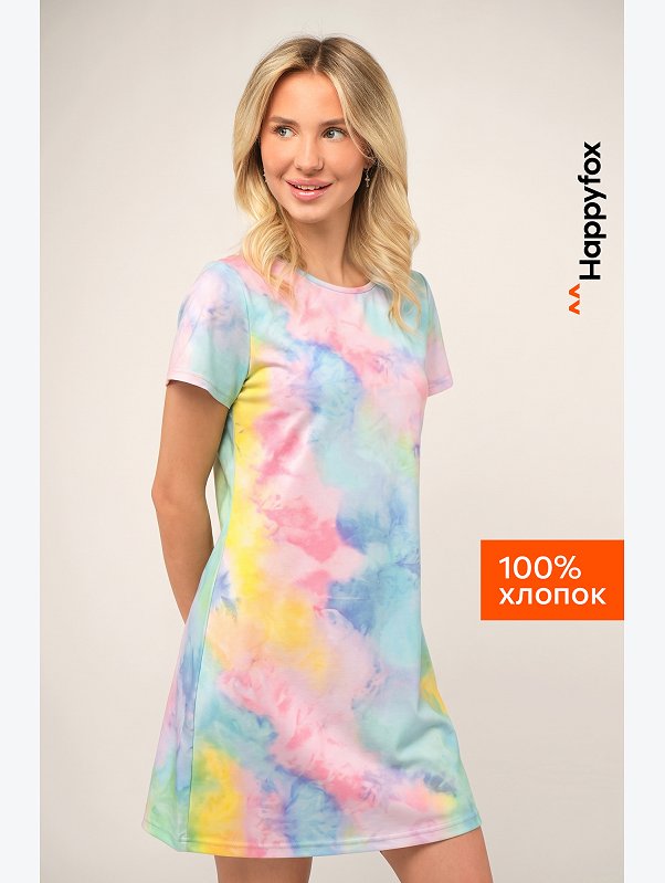 Женская туника из хлопка Happyfox