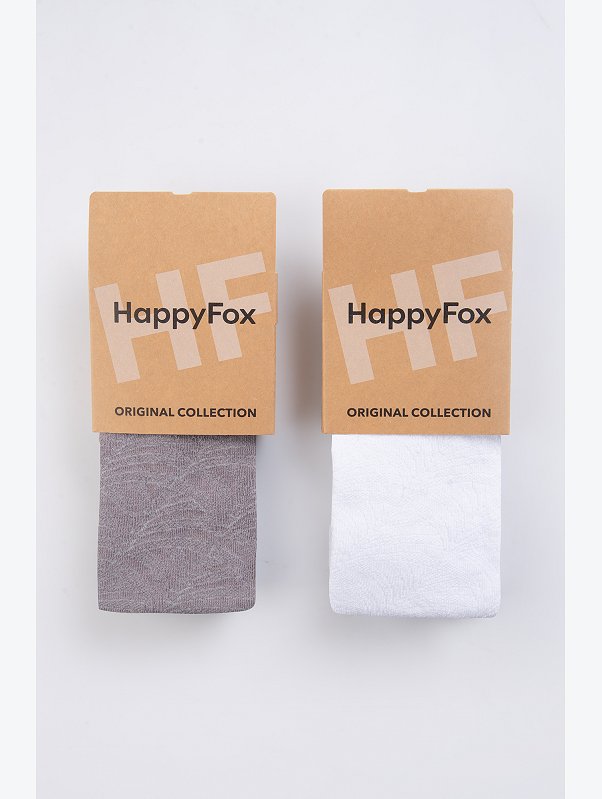 Ажурные колготки для девочки 2 пары Happyfox