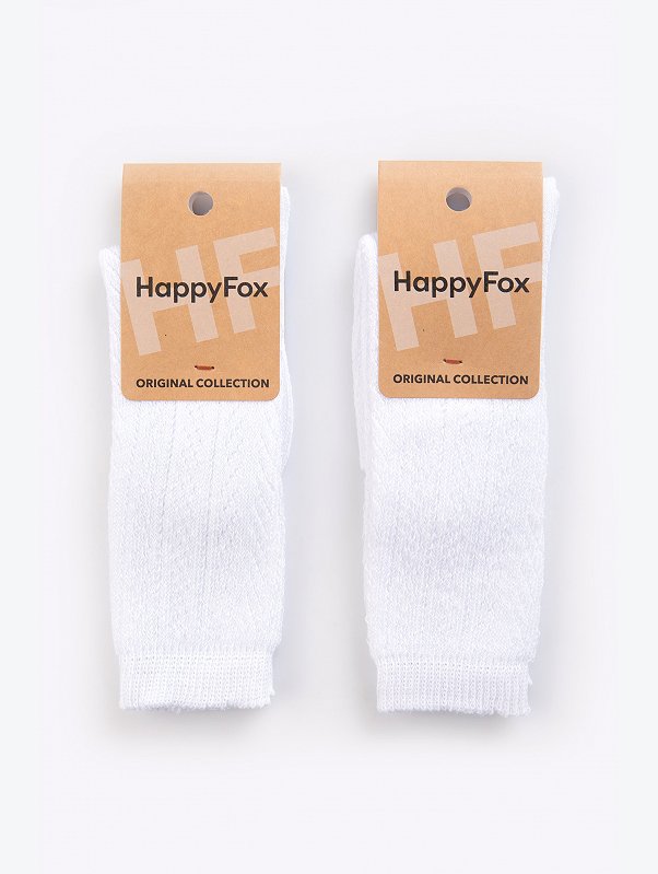 Ажурные гольфы для девочки 2 пары Happyfox