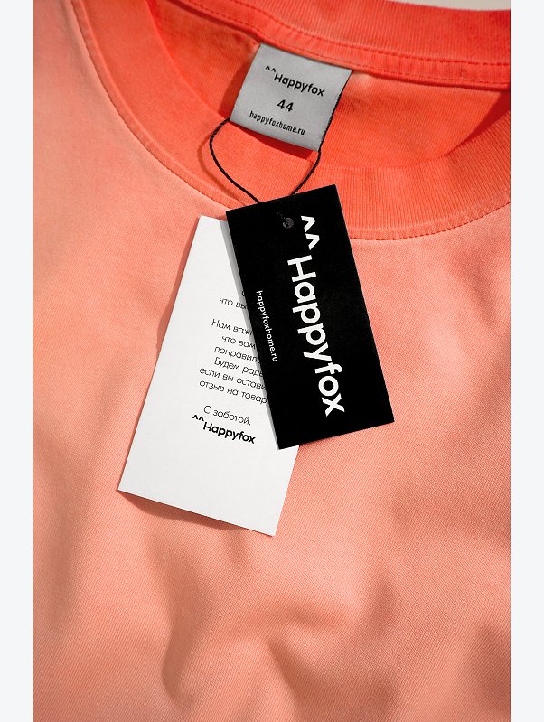 Женская футболка оверсайз с эффектом градиент Happyfox
