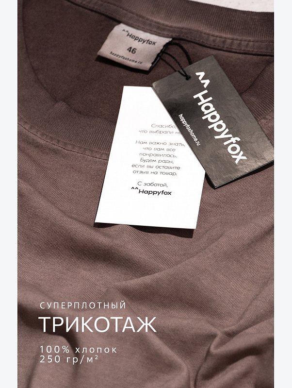 Мужская футболка оверсайз с эффектом градиент Happyfox