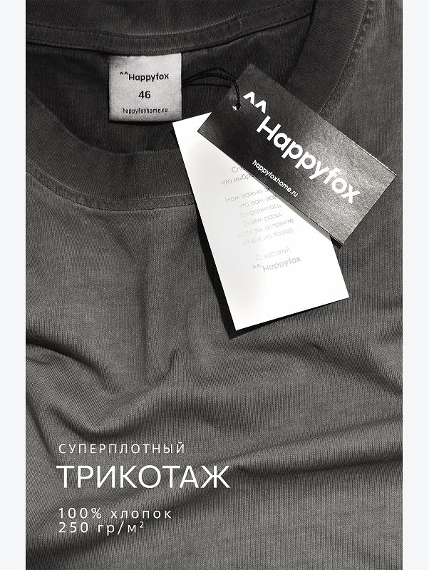 Мужская футболка оверсайз с эффектом градиент Happyfox