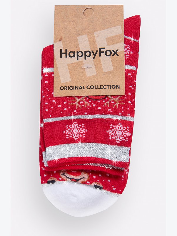 Женские носки с люрексом Happyfox