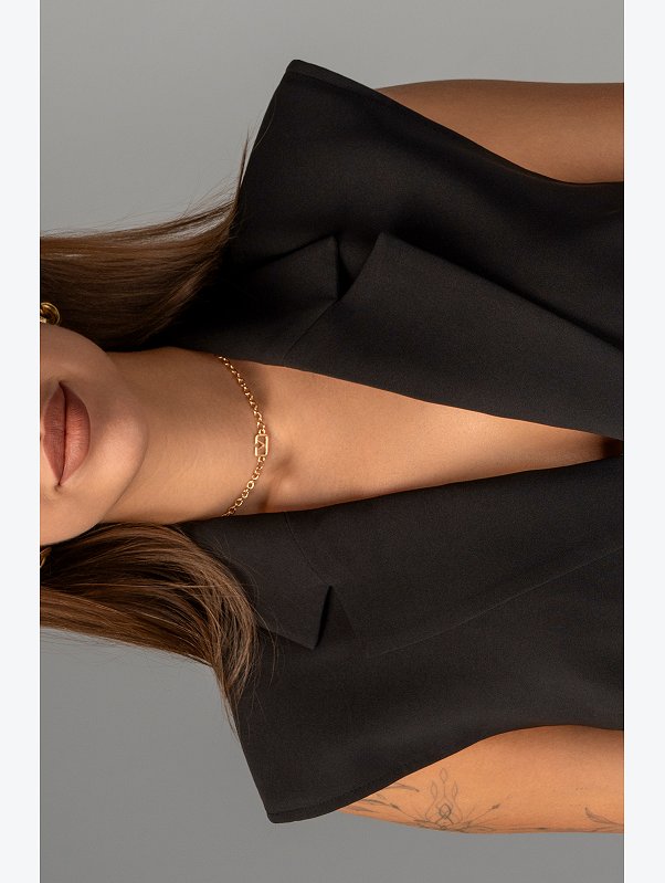 Женский костюм удлиненный жилет с юбкой Happyfox