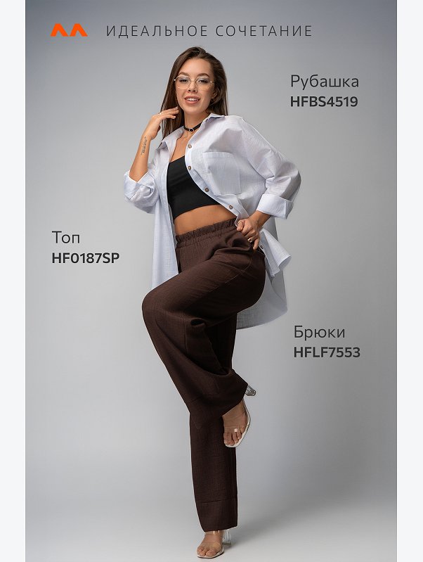 Женские льняные брюки Happyfox