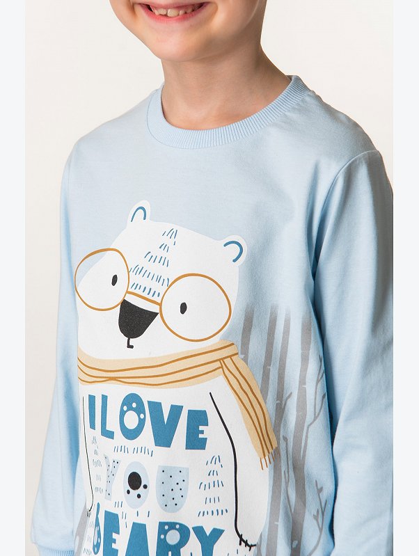 Детская хлопковая пижама Happyfox