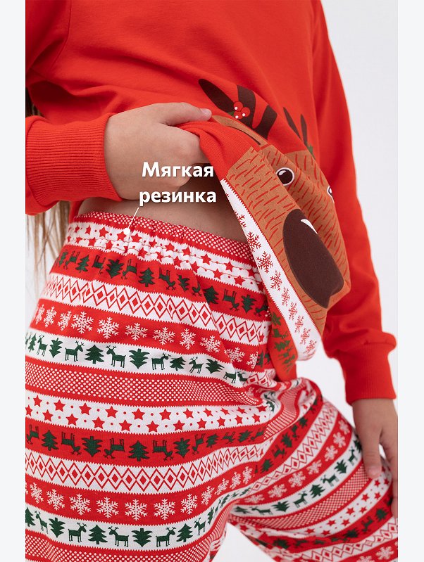 Детская новогодняя пижама Happyfox