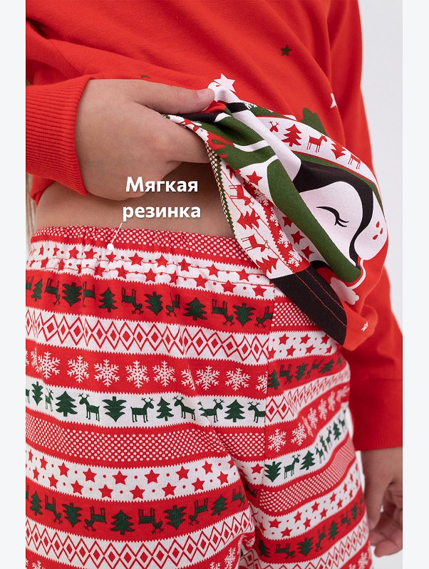 Детская новогодняя пижама Happyfox