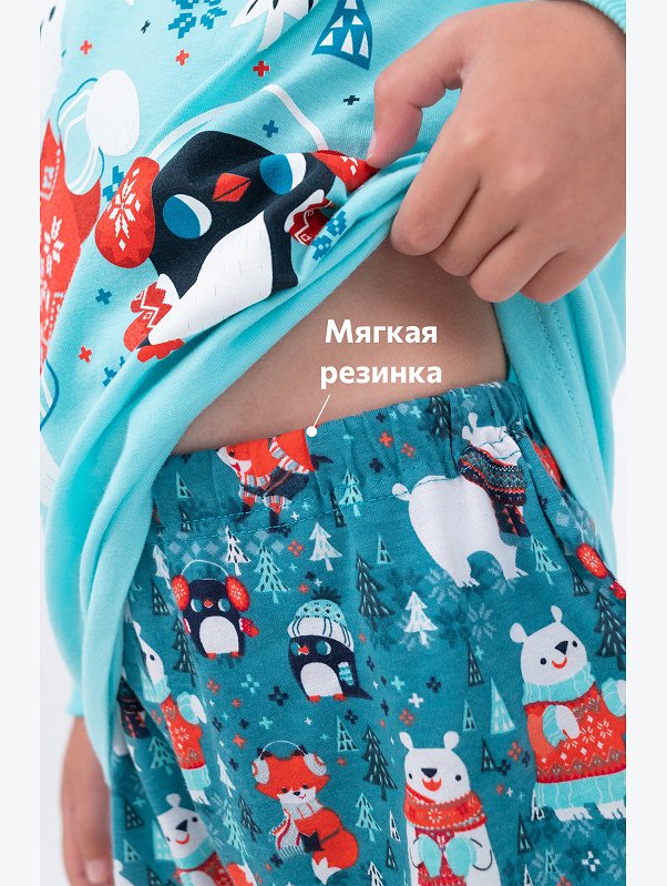 Детская новогодняя пижама Happyfox